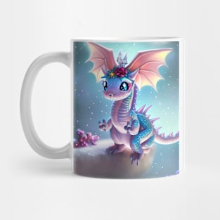 Cute Fantasy Baby Dragon Birthday Mug